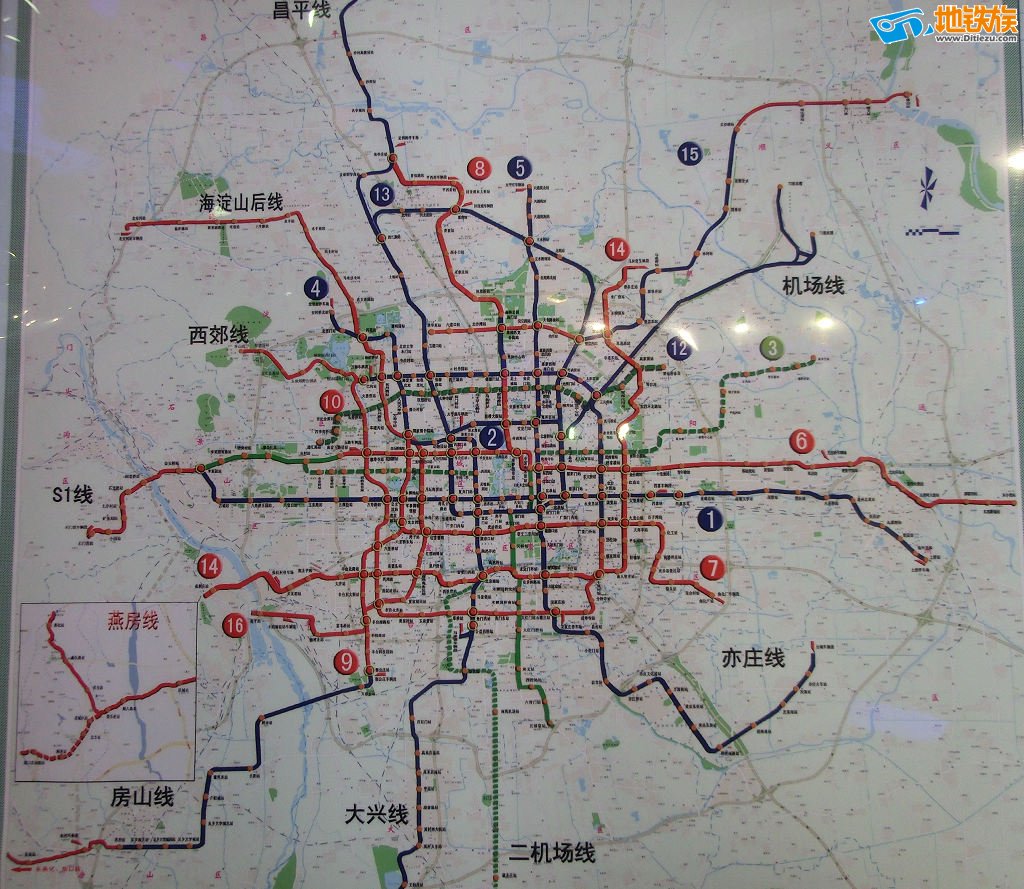 北京最新地铁规划