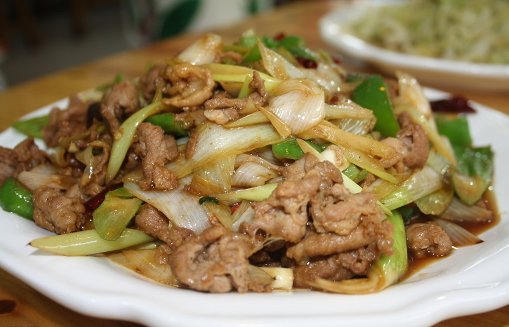 葱爆羊肉来了