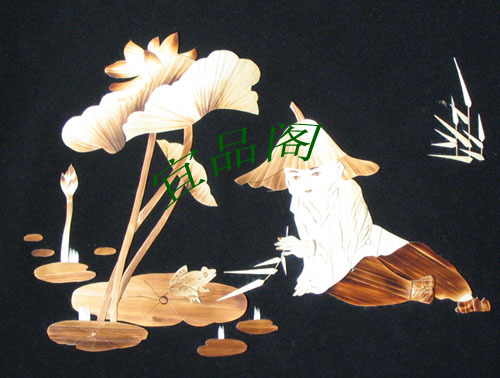 时尚立体芦苇画-纯手工环保装饰画