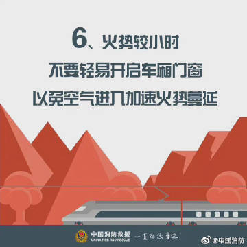 #消防云课堂# 高铁上人员密集且封闭的空间，消防安全尤为重要7.jpg